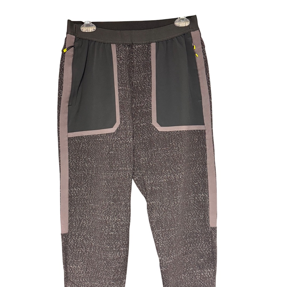 Lululemon Robert Geller Take the Moment Pant Grey Speckled Reflective Mens Med - Picture 2 of 12